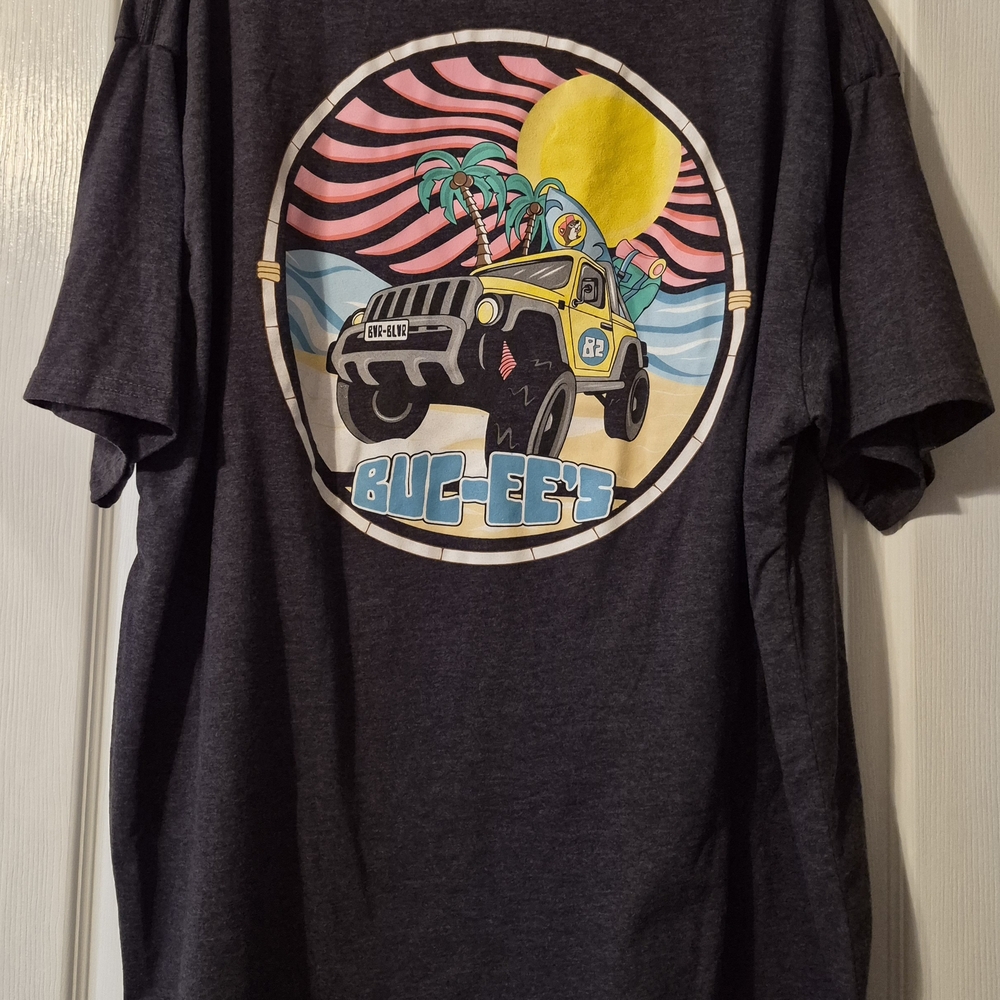 BUC-EE'S JEEP T-Shirt - Black Plus Size - Picture 2 of 5